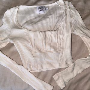 Princess Polly long sleeve crop top